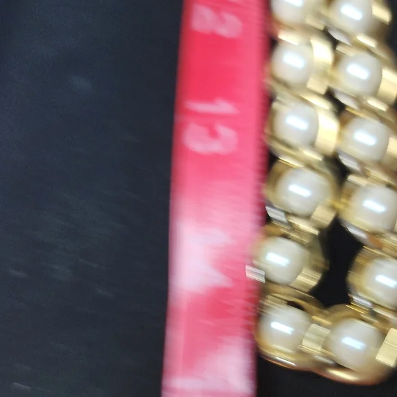 Vintage Gold and Pearl Necklace - Picture 6 of 7